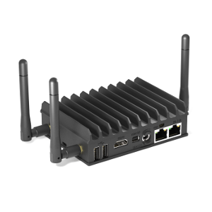fitlet2 industrial mini PC for Digital Signage - combined WiFi and 4G LTE